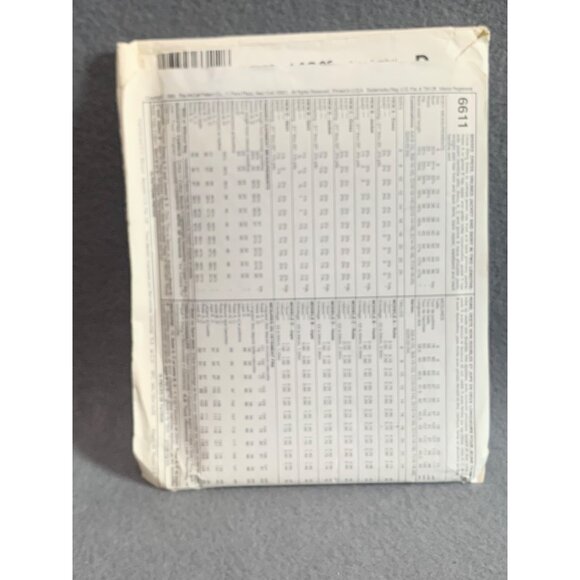 McCalls Sewing Pattern 6611 Womens Dress Jacket Skirt Size 8-12 uncut - Picture 2 of 2